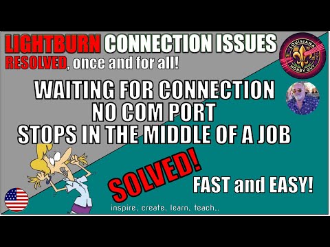 Видео: 💡 Как исправить ситуацию, если лазер останавливается во время выполнения задания в Lightburn и на...