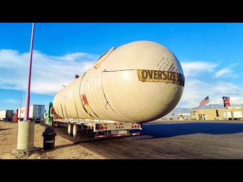 Видео: Самая ДОЛГАЯ загрузка / Снег в Лас -Вегасе / Дальнобой в США