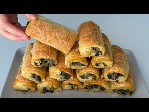 Видео: Каждый раз, когда я покупаю шпинат, я делаю это👆 Просто мука, вода, шпинат и масло.❗