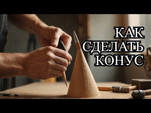 Видео: Гигантский карандаш для театра! Как сделать конус без токарного станка?