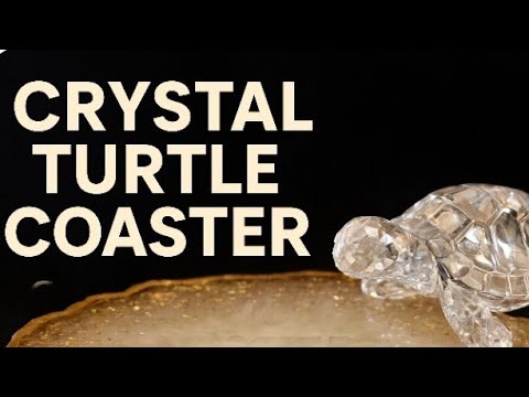 Видео: 338/«Кристальная подставка-черепаха🐢💫/Элегантный урок по искусству смолы» #resincrafts #resinart ...