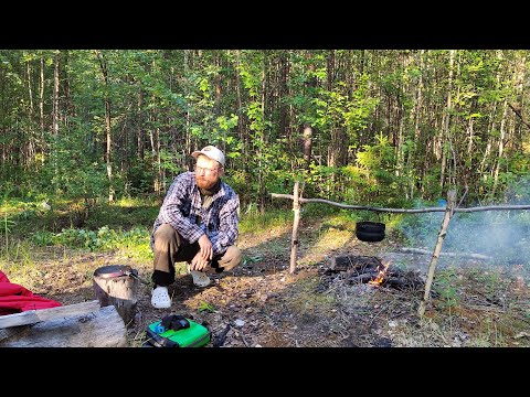 Видео: На Щучьих Озёрах | Рыбалка с ночёвкой в лесу. Щука и крупный окунь.