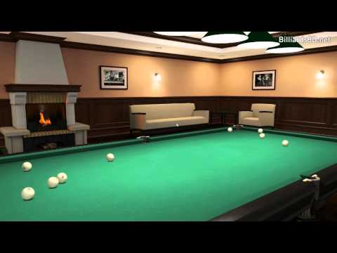 Видео: 3D бильярд. Демонстрация бильярда.