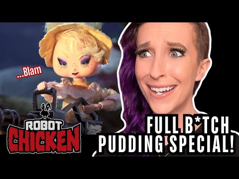 Видео: Реакция на специальный выпуск Robot Chicken B!tch Pudding!