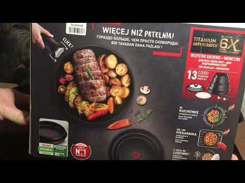 Видео: Распаковка Набора Tefal Ingenio Unlimited 13 предметов (L7639002) из Rozetka