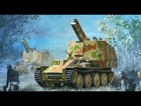 Видео: Немецкая САУ "Grille" ausf М "Сверчок"