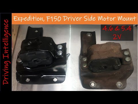 Видео: Двигатель со стороны водителя для F150 10-го поколения '97-'04, замена опоры двигателя: 5.4 и 4.6...