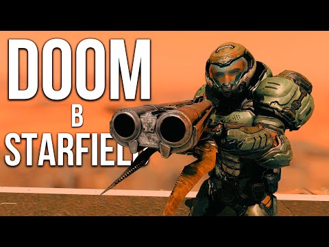 Видео: Starfield - Бесплатное Обновление На DOOM! Новое Оружие, Броня, Игрушки!