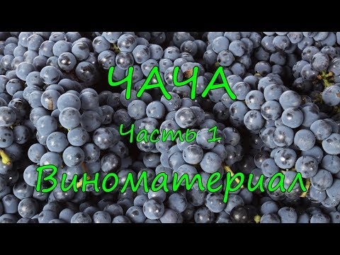 Видео: Чача. Виноматериал. Часть 1.