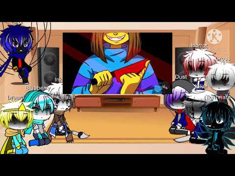 Видео: Реакция bad guys и star sans на Frisk мемы | gacha club