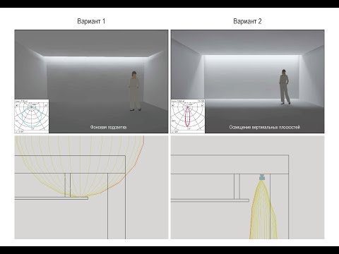 Видео: Cветодизайн: Лекция 3. Закарнизная подсветка. Интерьерное освещение.
