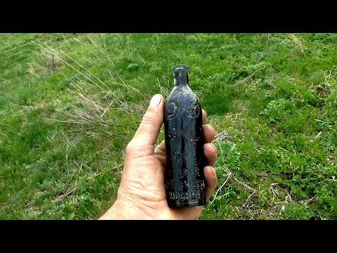 Видео: На выбитой деревне находки у всех!Красивое стекло.