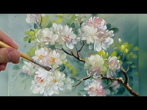 Видео: РИСОВАНИЕ ИЗЯЩНОЙ ЦВЕТОЧНОЙ ВЕТКИ / РЕАЛИСТИЧЕСКАЯ ЖИВОПИСЬ ШАГ ЗА ШАГОМ