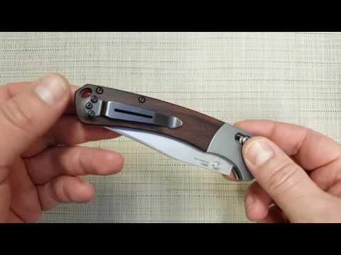 Видео: Нож BENCHMADE 15080 CROOKED RIVER