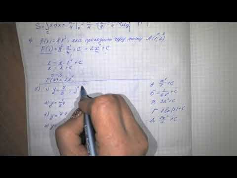 Видео: Інтеграл та його застосування. Підготовка до контрольної роботи