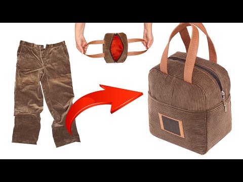 Видео: Как сшить стильную сумку из старых джинсов – самый простой способ!