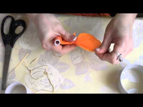 Видео: бабочка из капрона