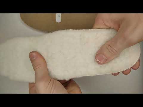 Видео: Зимние ортопедические стельки из овчины каркасные при плоскостопии