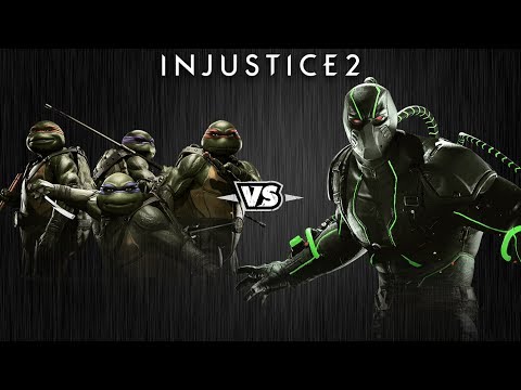 Видео: Injustice 2 - Черепашки-Ниндзя против Бэйна - Intros & Clashes (rus)