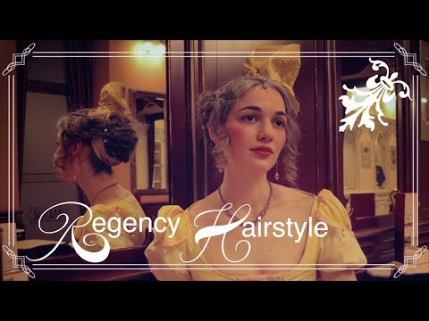 Видео: Укладка в стиле Регентства ⊰ Историческая причёска ⊱ Простой пучок и шёлковый бант-тюрбан