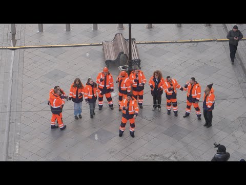 Видео: Хор Турецкого и SOPRANO с концертом в городе! С Днем ЖКХ!
