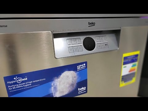 Видео: Посудомоечная машина Beko, 15 человек - BDFN26520XQ