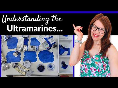 Видео: Ультрамариновая синяя акварель — все виды разгаданы!