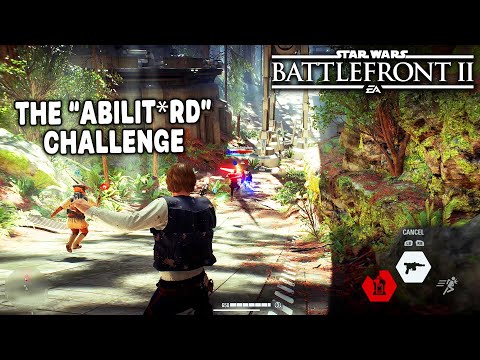 Видео: BATTLEFRONT 2, но я могу использовать СПОСОБНОСТИ ТОЛЬКО для атаки людей