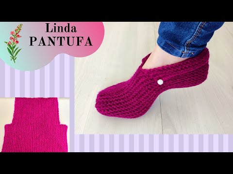 Видео: ВЯЗАТЬ ПАНТУФА ДЛЯ НАЧИНАЮЩИХ ЛЕГКО ШАГ ЗА ШАГОМ