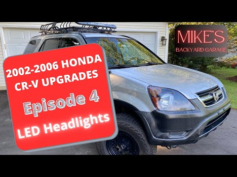 Видео: Модернизация Honda CR-V 2002-2006 гг. — Эпизод 4 — Светодиодные фары (4K)
