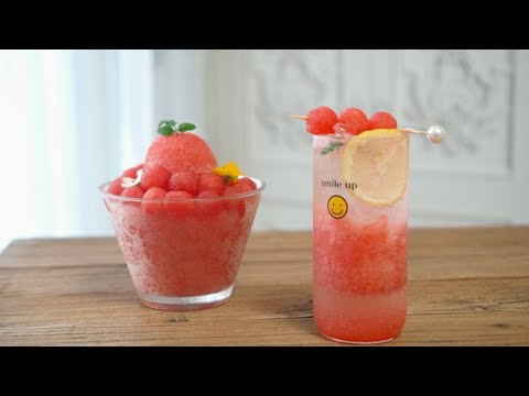 Видео: Самый вкусный способ съесть арбуз / Приготовление арбузного щербета и аде
