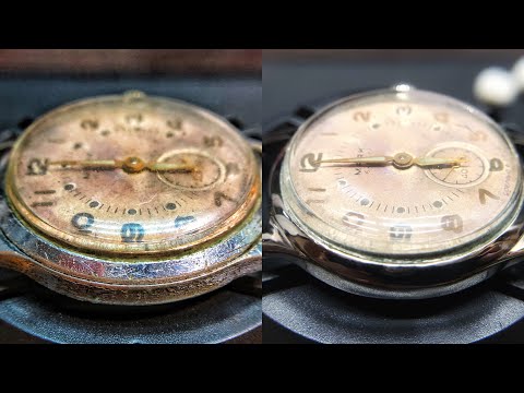 Видео: Реставрация корпуса часов «Маяк», репассаж  механизма | Restoration of the watch «Mayak»