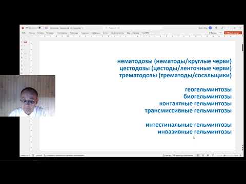 Видео: гельминтозы (лекция #2 цикла НМО "Паразитарные болезни")