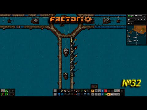 Видео: Мощный выстрел артиллерии Factorio Space Age №32