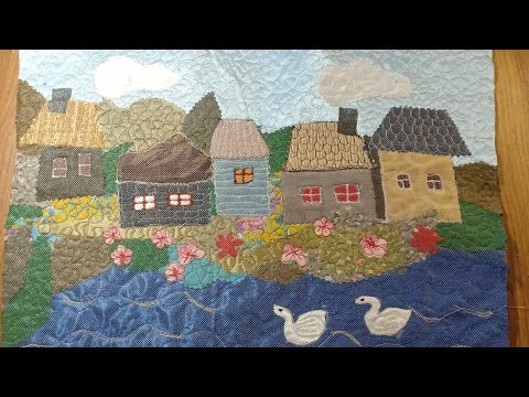 Видео: Пицца. Пейзаж из ткани. Я ее лепила из того что было.