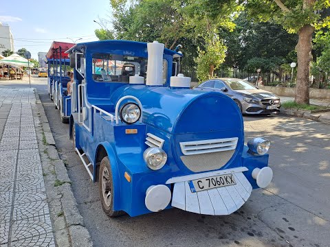 Видео: Разходка с влакче от Китен до Приморско и обратно.