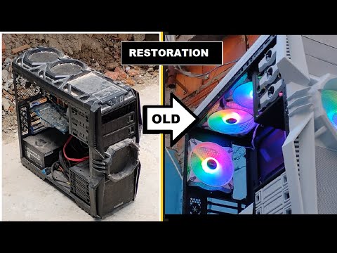 Видео: Full Restoration ＣＯＭＰＵＴＥＲ  he was going to the trash /моддинг корпуса ПК из свалки Pc  old кейсмод