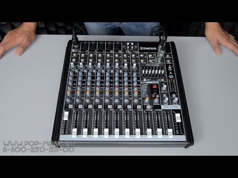 Видео: Микшерный пульт MACKIE PROFX12