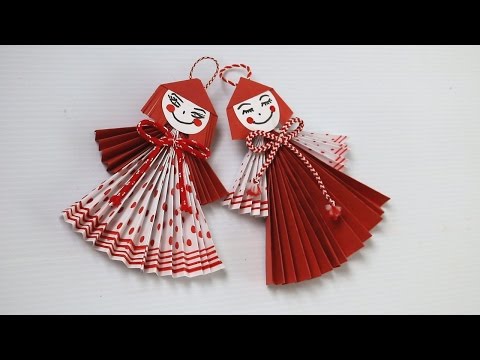 Видео: Мартенски Куклички| Хартиена Декорация