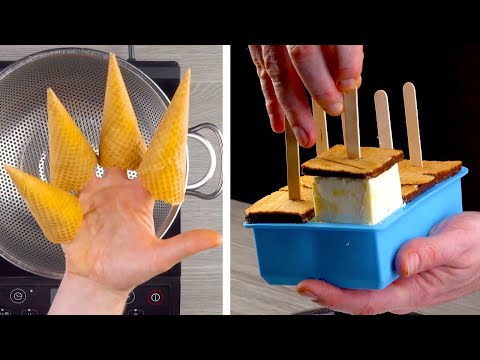 Видео: 7 Потрясающих Способов Использовать Вафельный Рожок