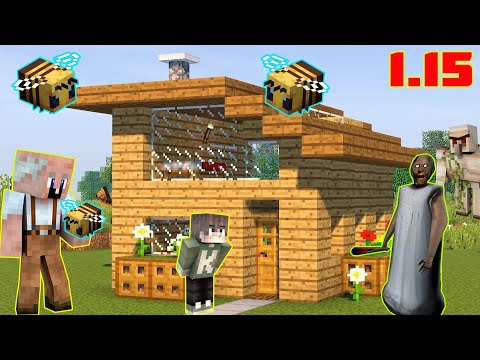 Видео: GRANDPA И БАБКА ГРЕННИ ПОСТРОИЛИ СТАРТОВЫЙ ДОМ ДЛЯ ХУЛИГАНА В МАЙНКРАФТ | НУБИК В MINECRAFT ТРОЛЛИНГ