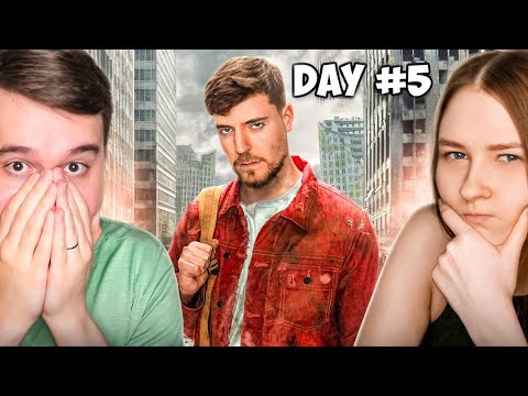 Видео: MRBEAST ВЫЖИЛ 7 ДНЕЙ В ЗАБРОШЕННОМ ГОРОДЕ - РЕАКЦИЯ