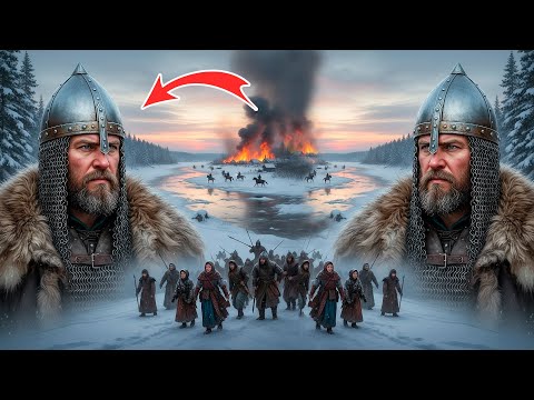 Видео: Богатырь вывел людей с тонкого льда — но воевода остался недоволен