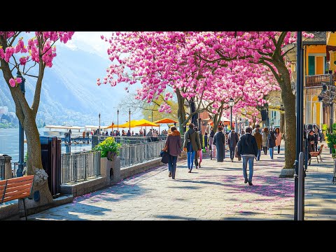 Видео: Локарно - ЛУЧШЕЕ место для исследования весны 🇨🇭 Швейцария 4K