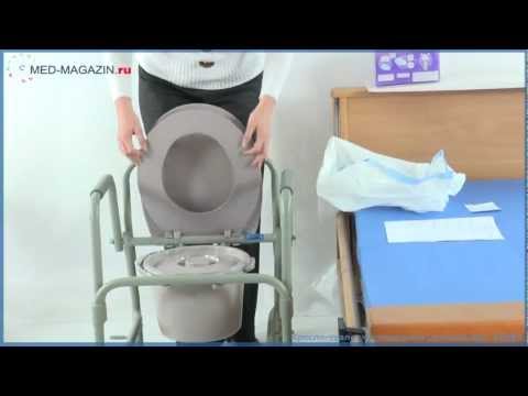 Видео: Кресло-туалет с откидными ручками Арт. 10583