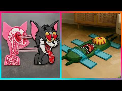 Видео: Креативные ковры и другие крутые идеи тафтинга на новом уровне