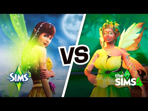 Видео: Где Феи лучше? / The Sims 3 vs The Sims 4