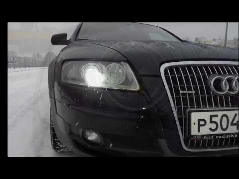 Видео: Bi Led Optima, замена штатного ксенона. Audi A6 C6.