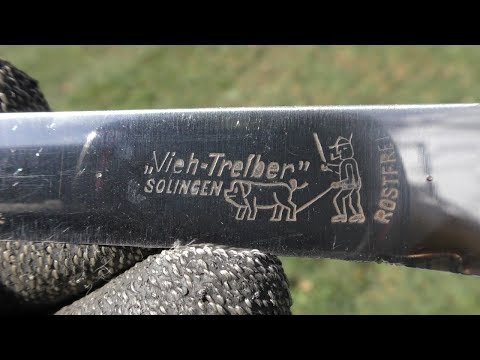 Видео: Копнули под Золингеном(Solingen),и как попёрли ножички...95.