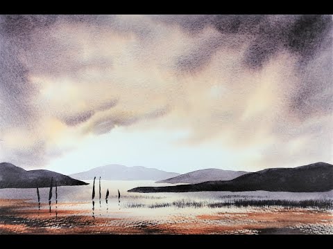 Видео: Двадцатиминутная акварель с изображением МИНИ-ХЕКА